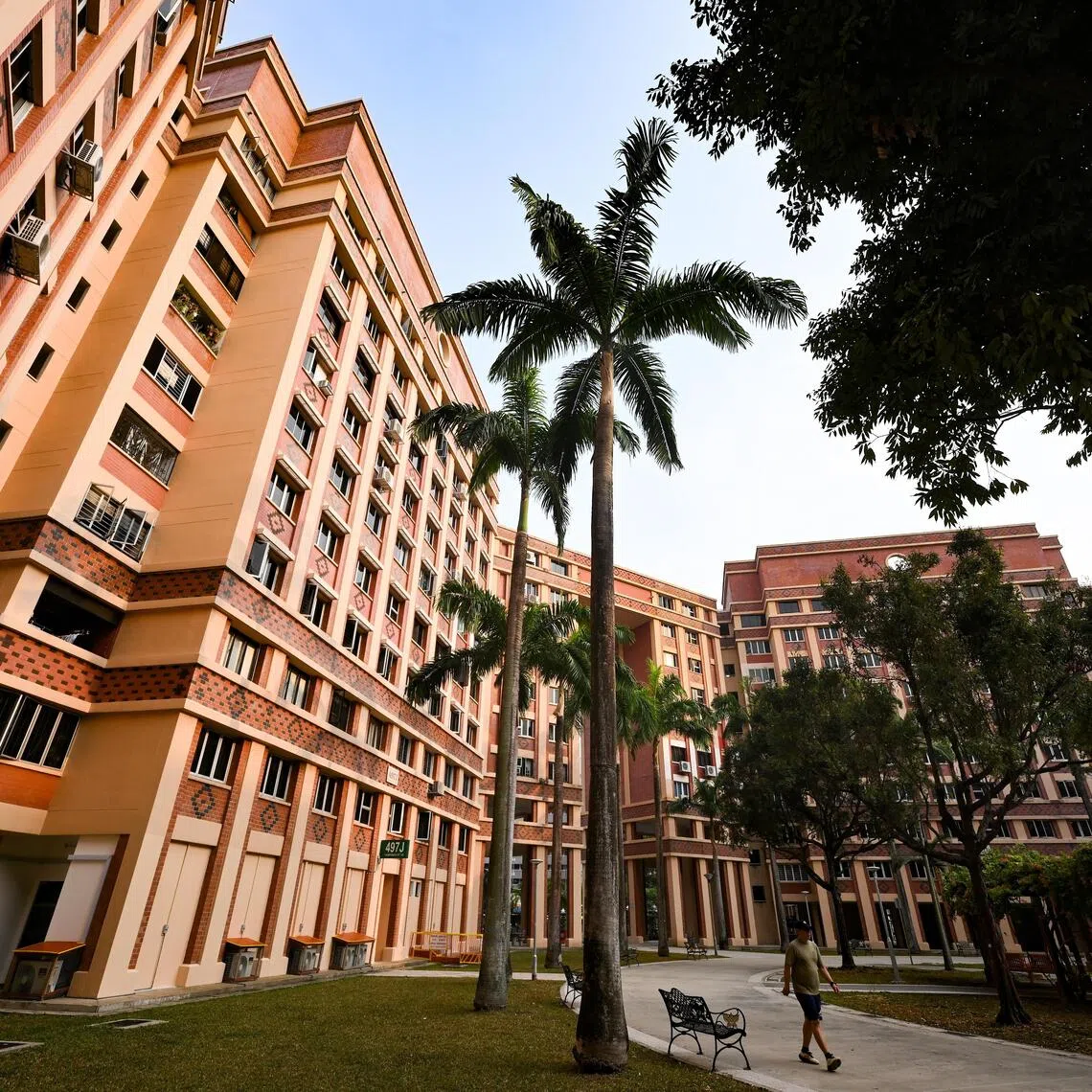 The decision was made after more than three-quarters of the residents of the eight blocks had cast their votes for one of three proposed colour schemes.