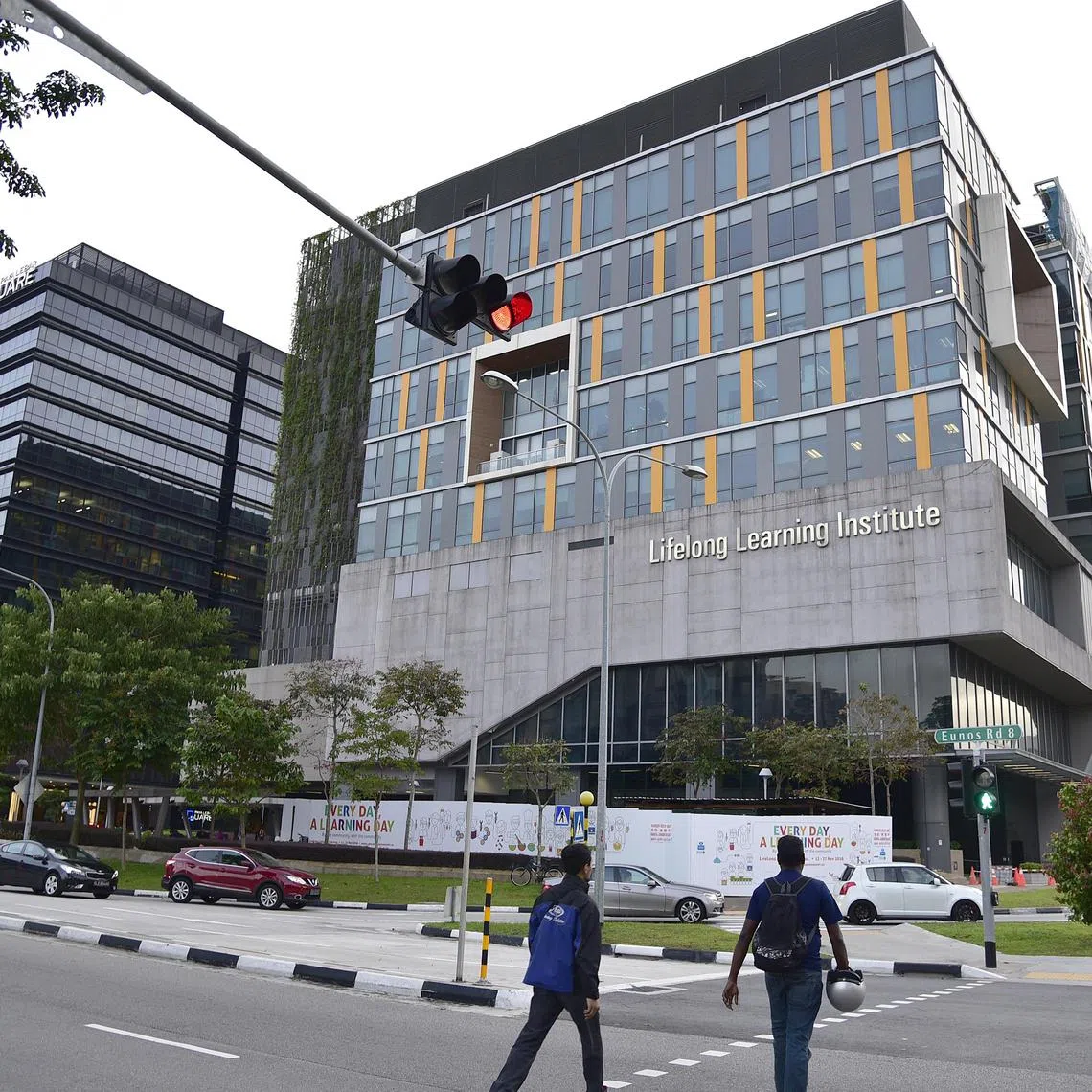 File photo of the Lifelong Learning Institute in Eunos - one of three venues where exams for SIM-UOL students are being held.