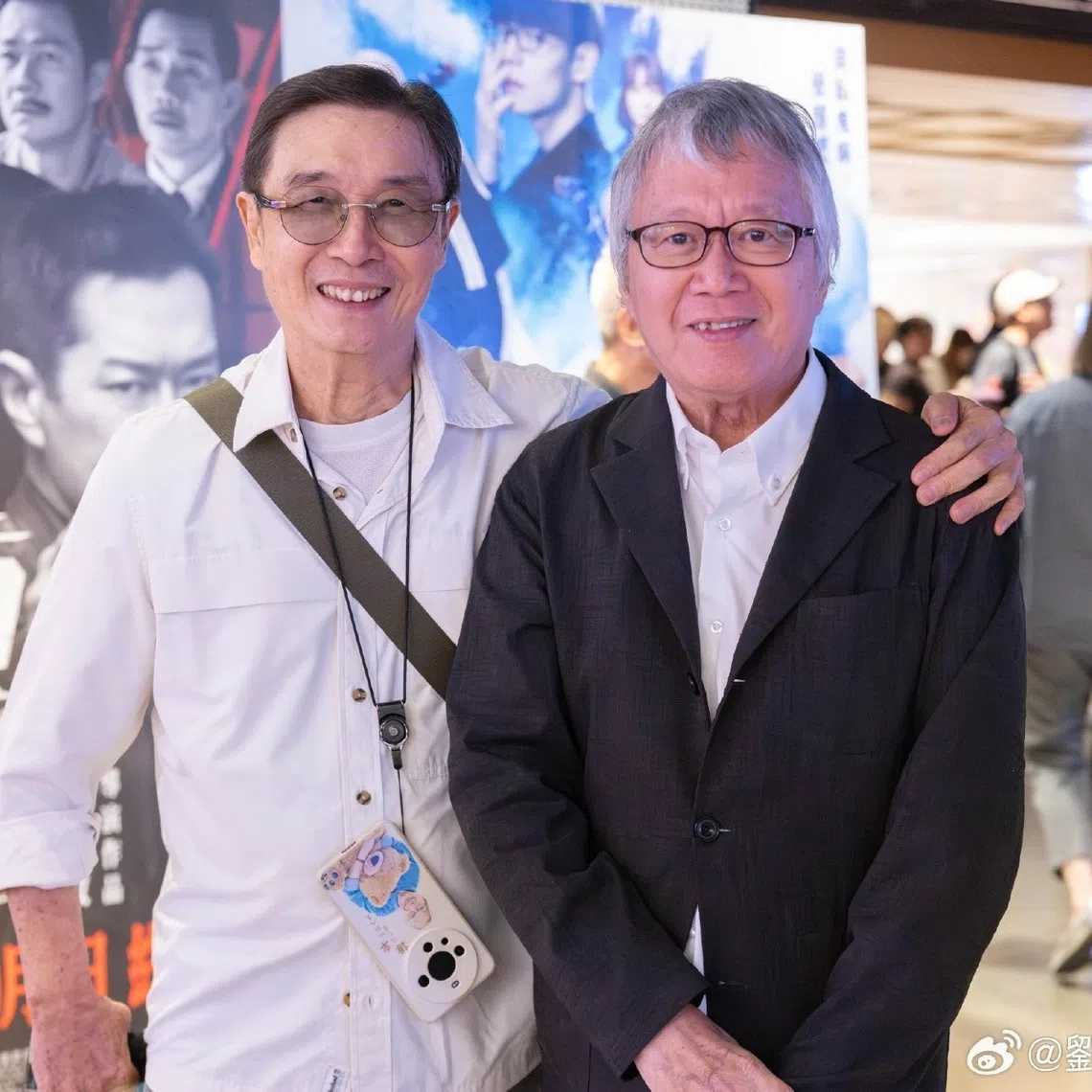 Hong Kong actor Damian Lau (left) shares several photos of himself in a statement on Weibo on Oct 12.