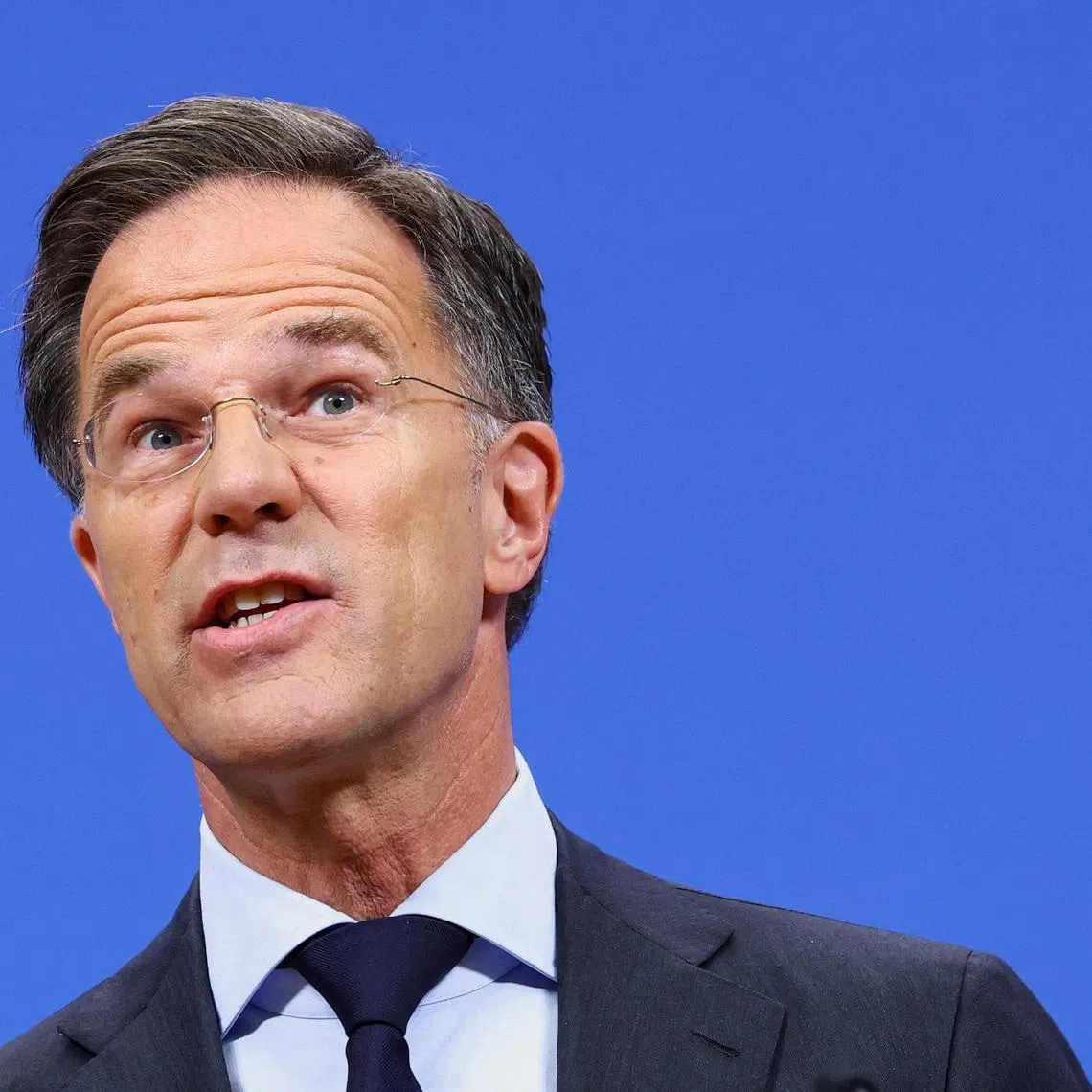 NATO Secretary General Mark Rutte holds a press conference ahead of a Defence Ministers meeting at the Alliance's headquarters in Brussels, Belgium June 17, 2026. REUTERS/Yves Herman