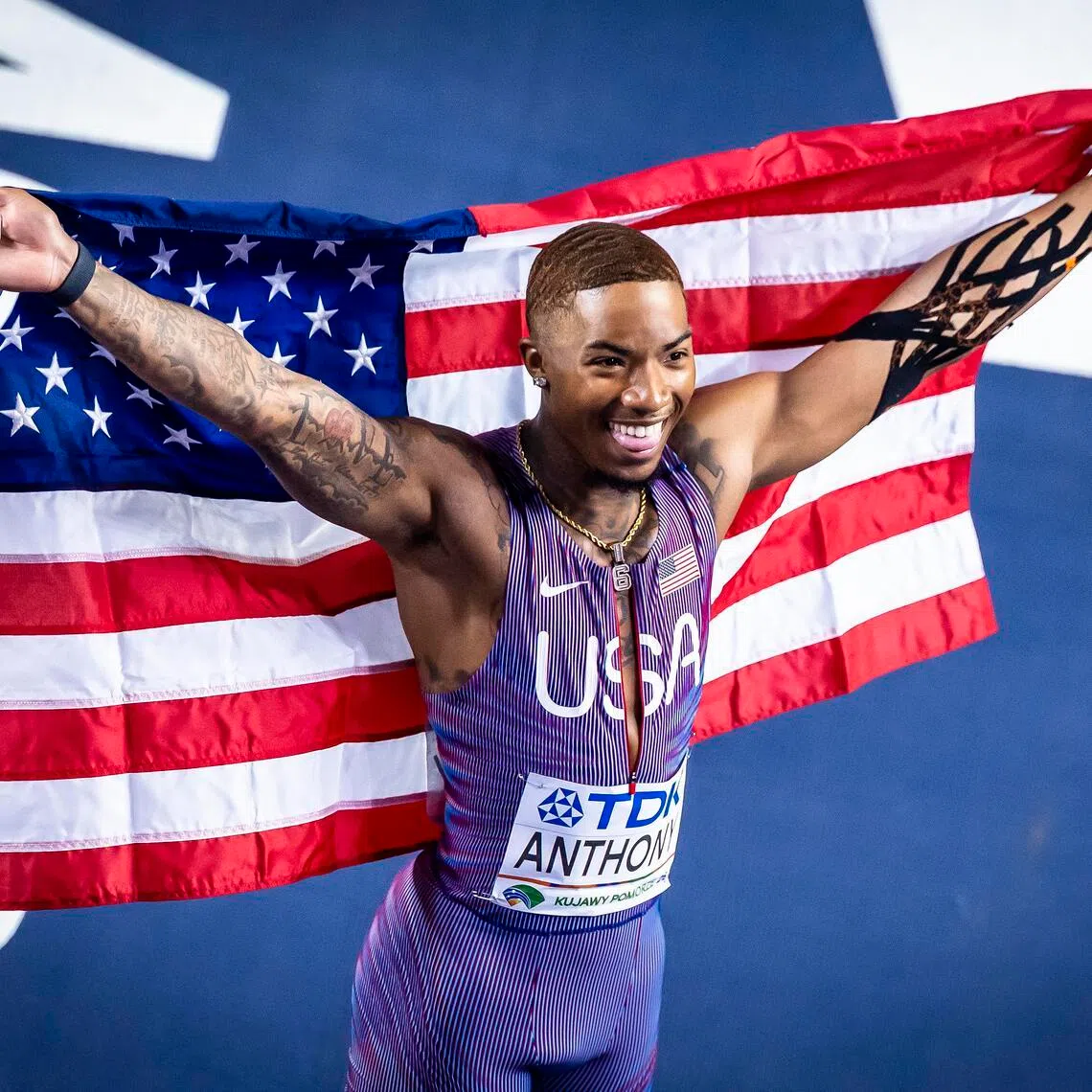 Sprint king Jordan Anthony clocked a season’s best of 6.41 seconds to come out on top of a stacked field.