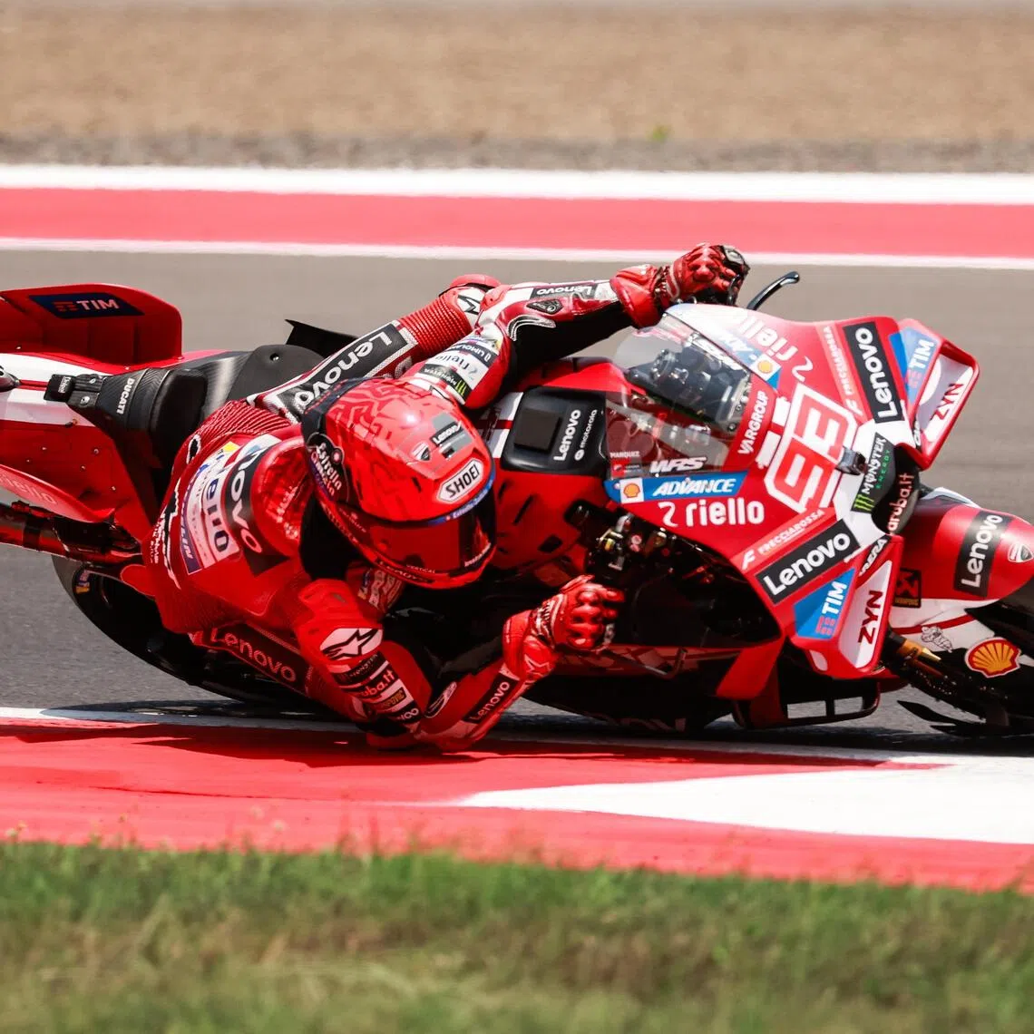 Ducati’s reigning seven-time world champion took the chequered flag in a dramatic 13-lap sprint on Oct 10.