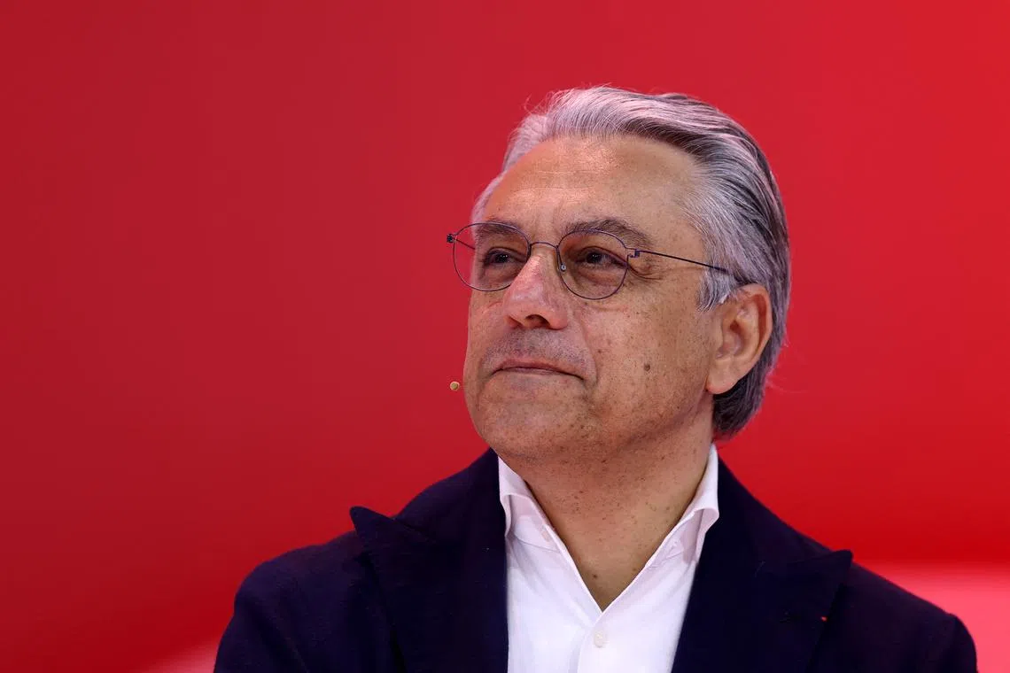 FILE PHOTO: Renault Group's CEO Luca de Meo attends the Viva Technology conference dedicated to innovation and startups at Porte de Versailles exhibition center in Paris, France, June 11, 2025. REUTERS/Gonzalo Fuentes/File Photo