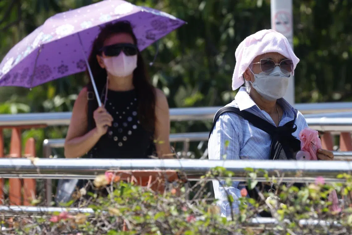 Temperatures in the concrete sprawl of the Thai capital hit 40.1 C on April 24.
