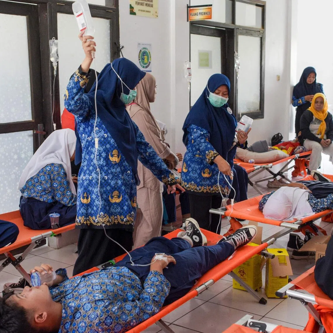 Some 15,000 children have fallen ill as of Oct 29, data from the non-governmental organisation known locally as JPPI showed.