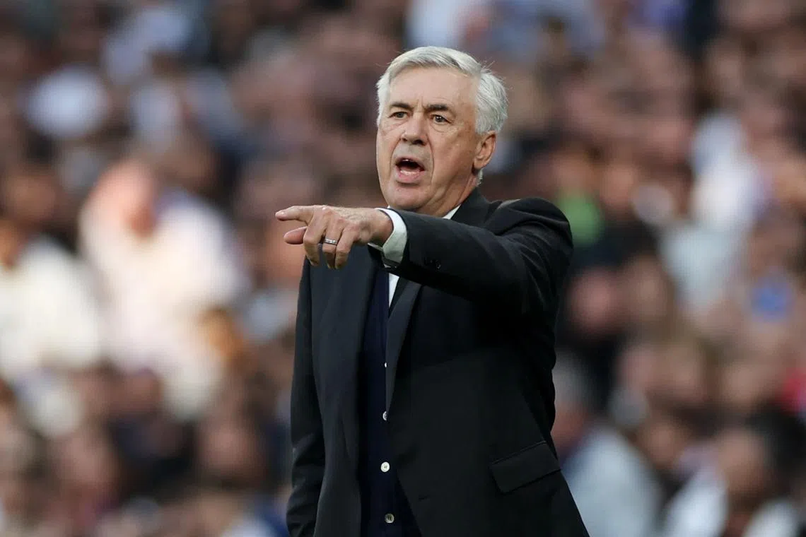 Real Madrid coach Carlo Ancelotti said the goal is to be first and be leaders in the league before the World Cup.