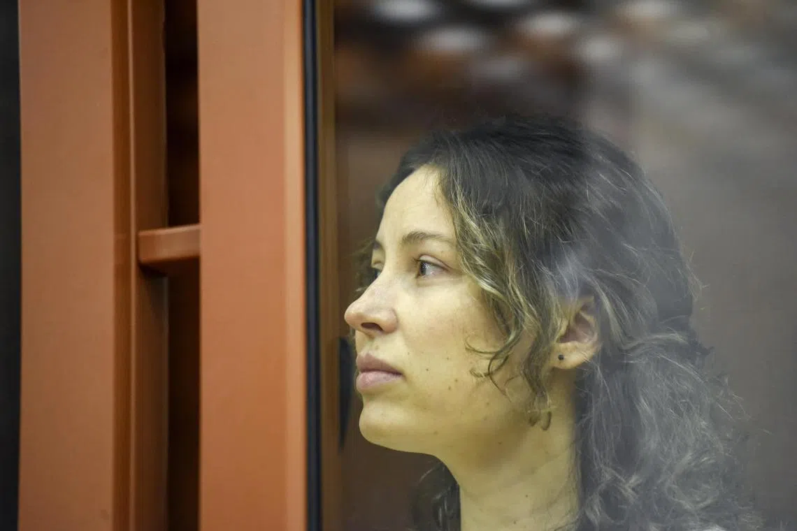 Dual Russian-American citizen Ksenia Karelina was sentenced to 12 years in prison on Aug 15 after a Russian court found her guilty of treason for donating money to a charity supporting Ukraine.