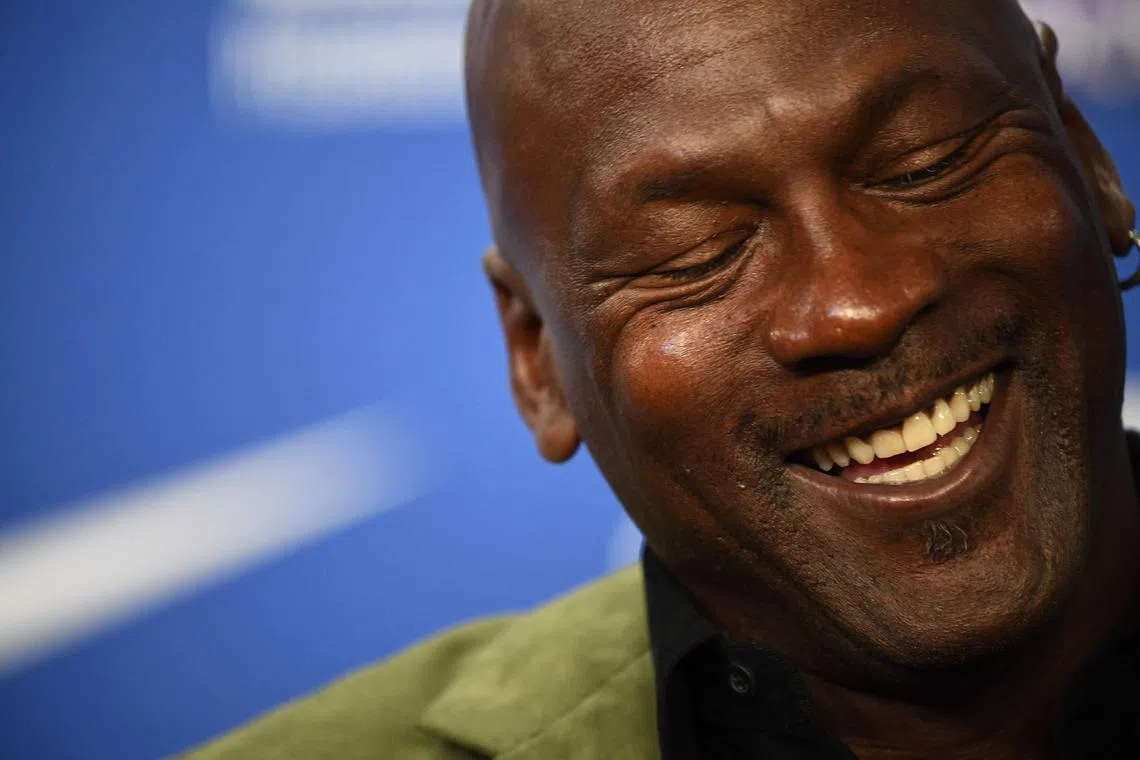 Michael Jordan, seen here in a 2020 file photo, was named the NBA's Most Valuable Player five times.