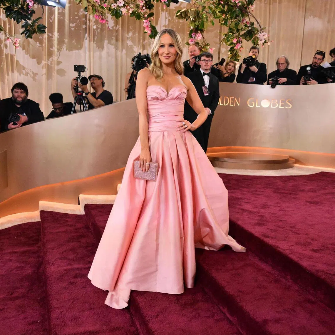 US comedian Nikki Glaser attends the 83rd annual Golden Globe Awards at the Beverly Hilton hotel in Beverly Hills, California, on Jan 11.