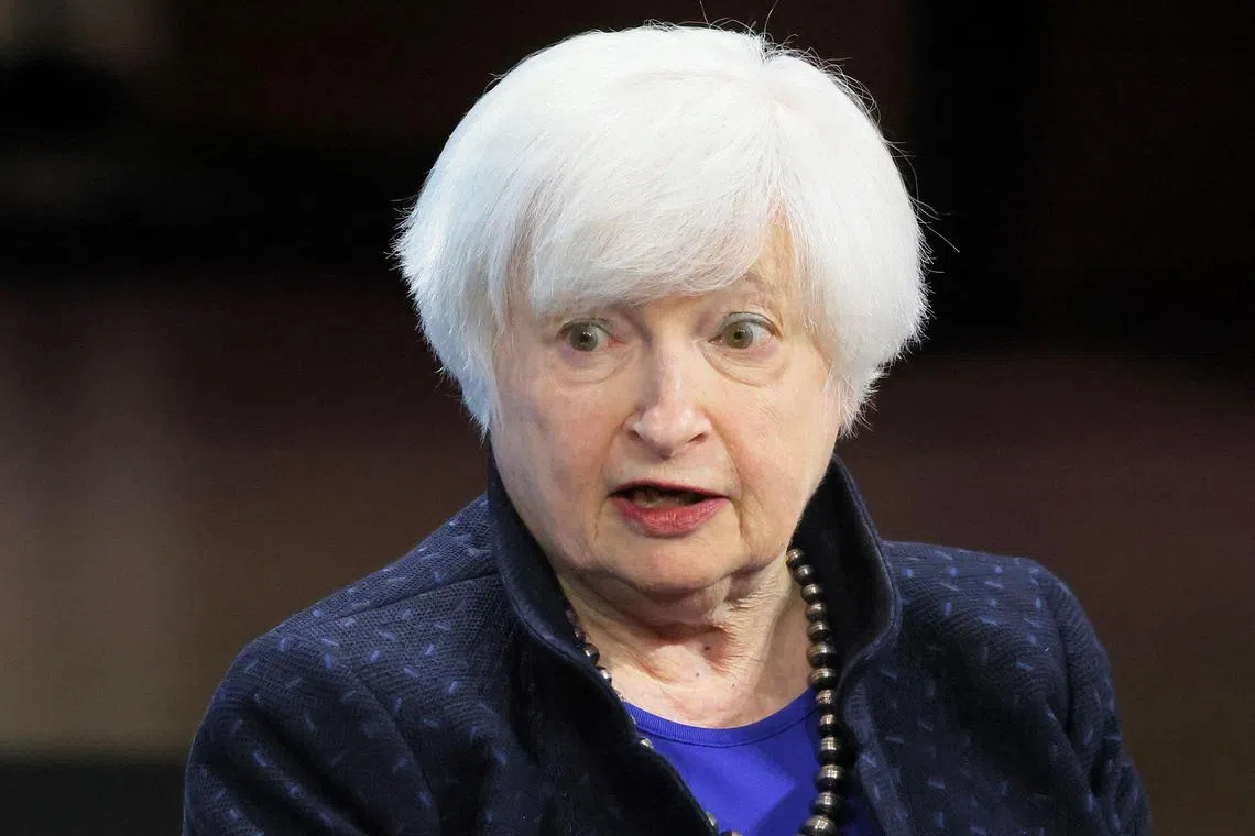 US Treasury Secretary Janet Yellen said on Wednesday that businesses reviewing their supply chains should be mindful of the geopolitical risks surrounding China’s threats to Taiwan as well as other Chinese practices that have raised US national security concerns.