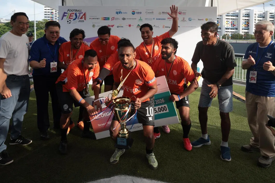 straitstimes.com - Kimberly Kwek - Science Centre Singapore crowned champions of inaugural SPH Media Football Fiesta