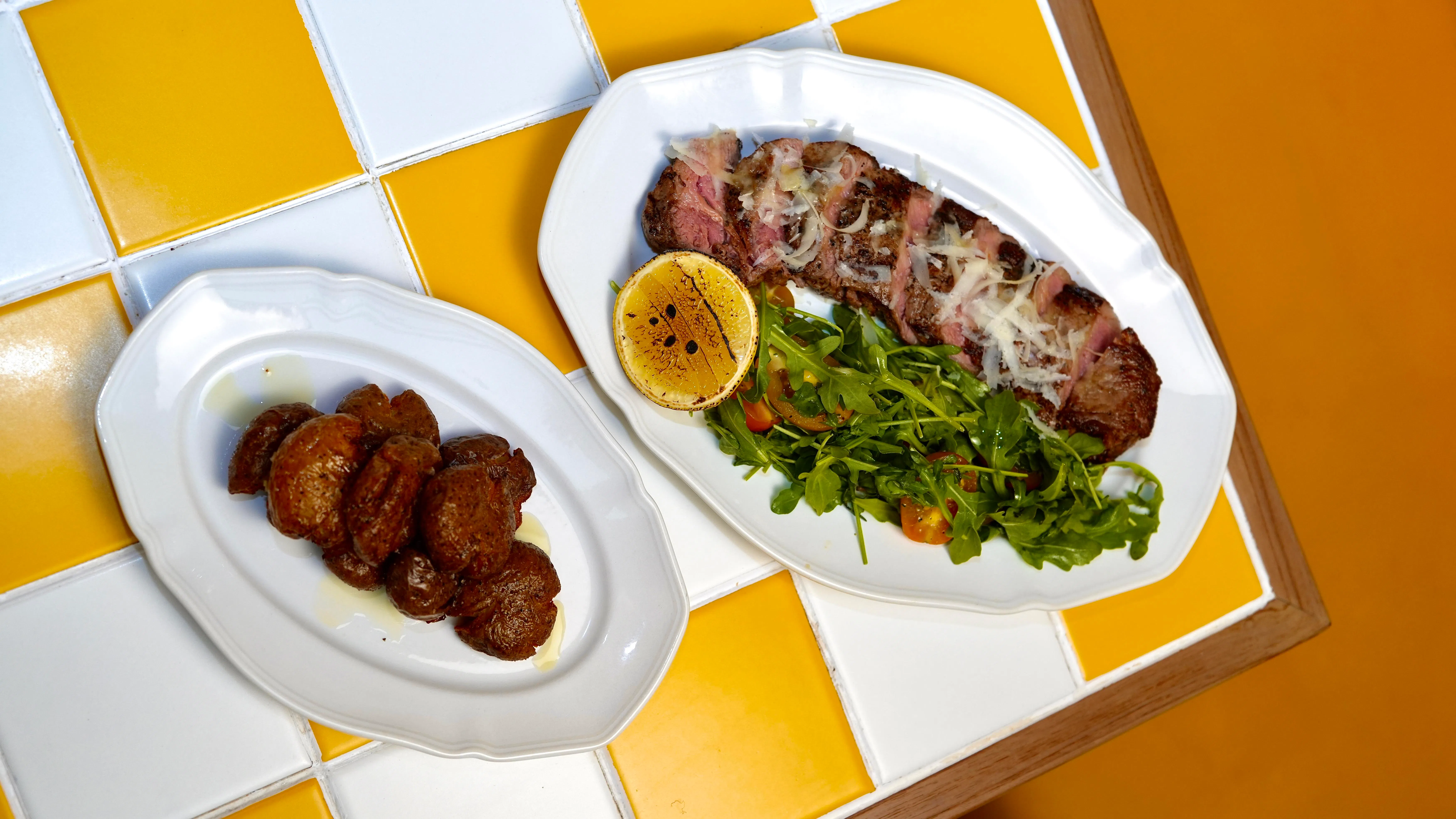 Tagliata di Manzo from Medusa Osteria Romana.