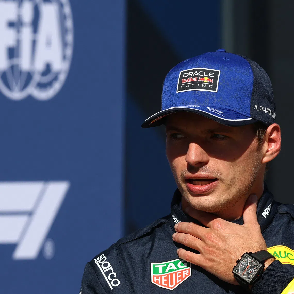 Formula One F1 - Spanish Grand Prix - Madring, Madrid, Spain - September 12, 2026 Red Bull's Max Verstappen after finishing in third place during qualifying REUTERS/Albert Gea