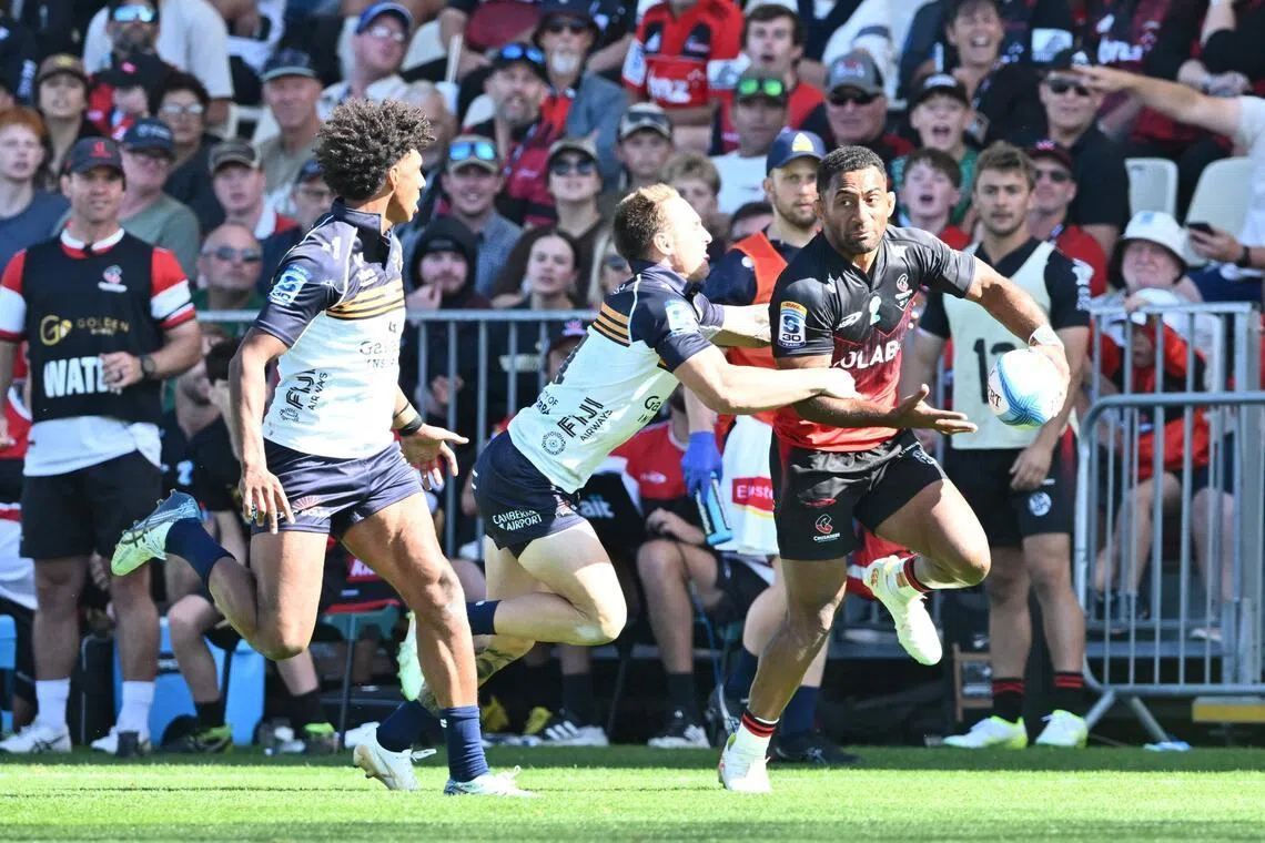ACT Brumbies maul champions Canterbury  Crusaders in historic Super Rugby win