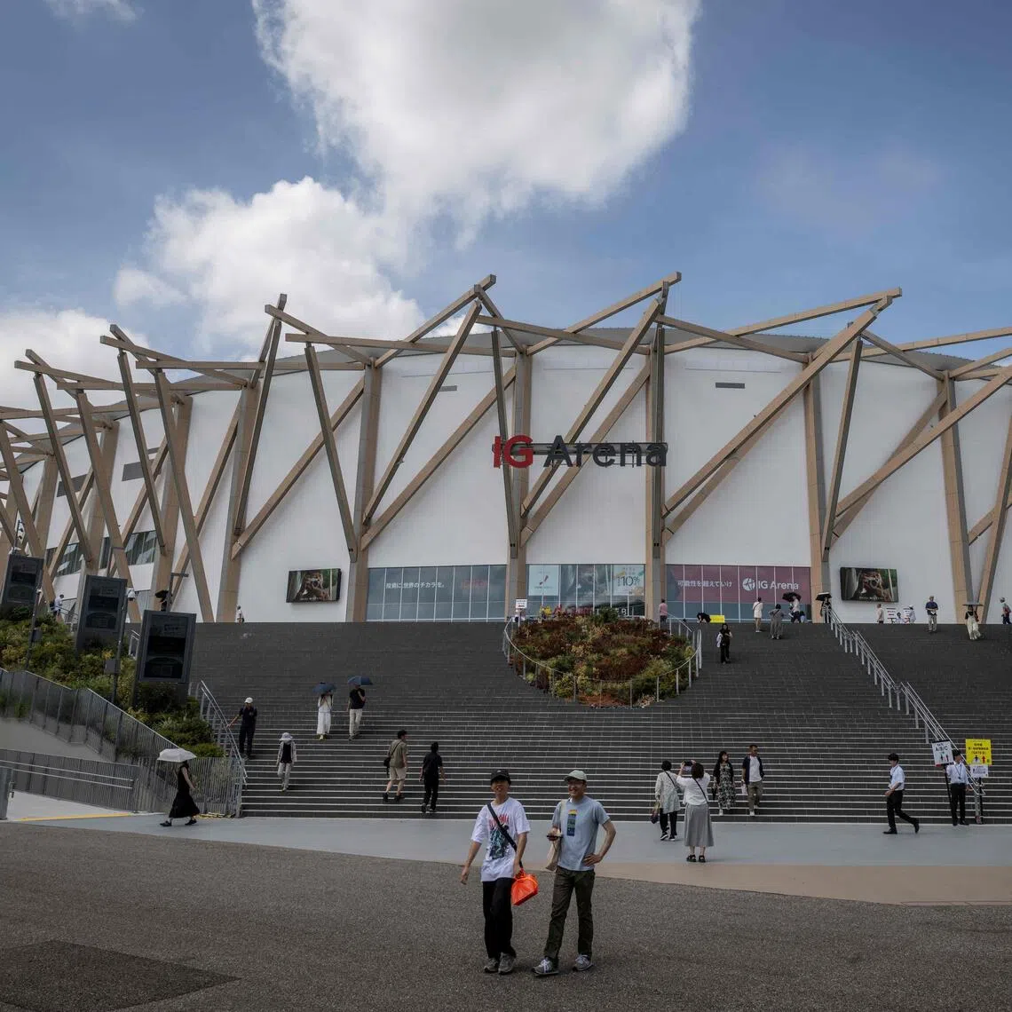 Basketball tipped off at the Aichi International Arena, the competition venue for the Aichi-Nagoya Asian Games in Nagoya.