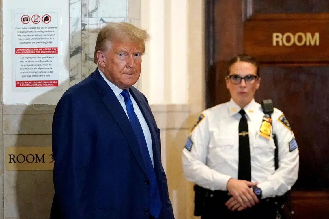 Donald Trump for the second time on Wednesday after he again appeared to make an apparent reference to the judge's top clerk.