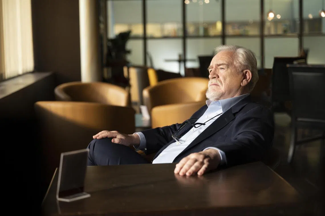 Brian Cox plays Logan Roy, the cold-blooded patriarch of a ruthless media conglomerate, in the HBO juggernaut Succession. 