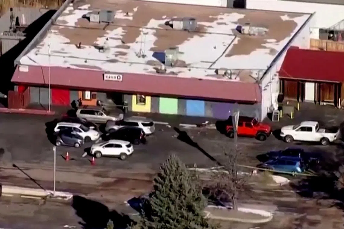 Club Q is seen hours after a gunman opened fire inside the LGBTQ nightclub.