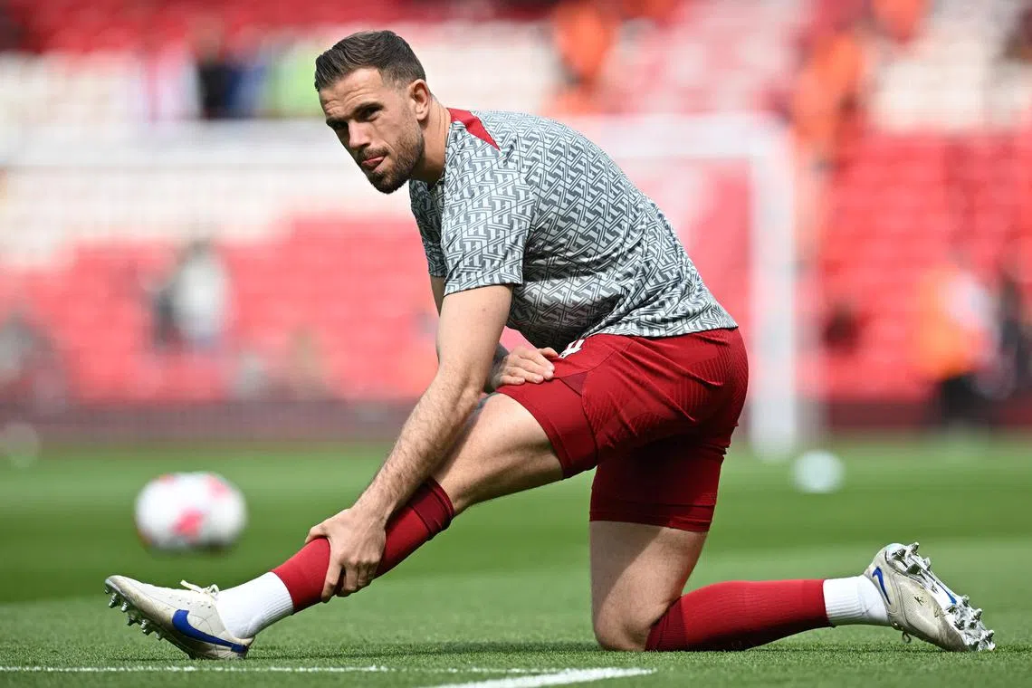 Henderson, 33, led the Reds to their first Premier League title for 30 years in 2020, a year after lifting the Champions League.