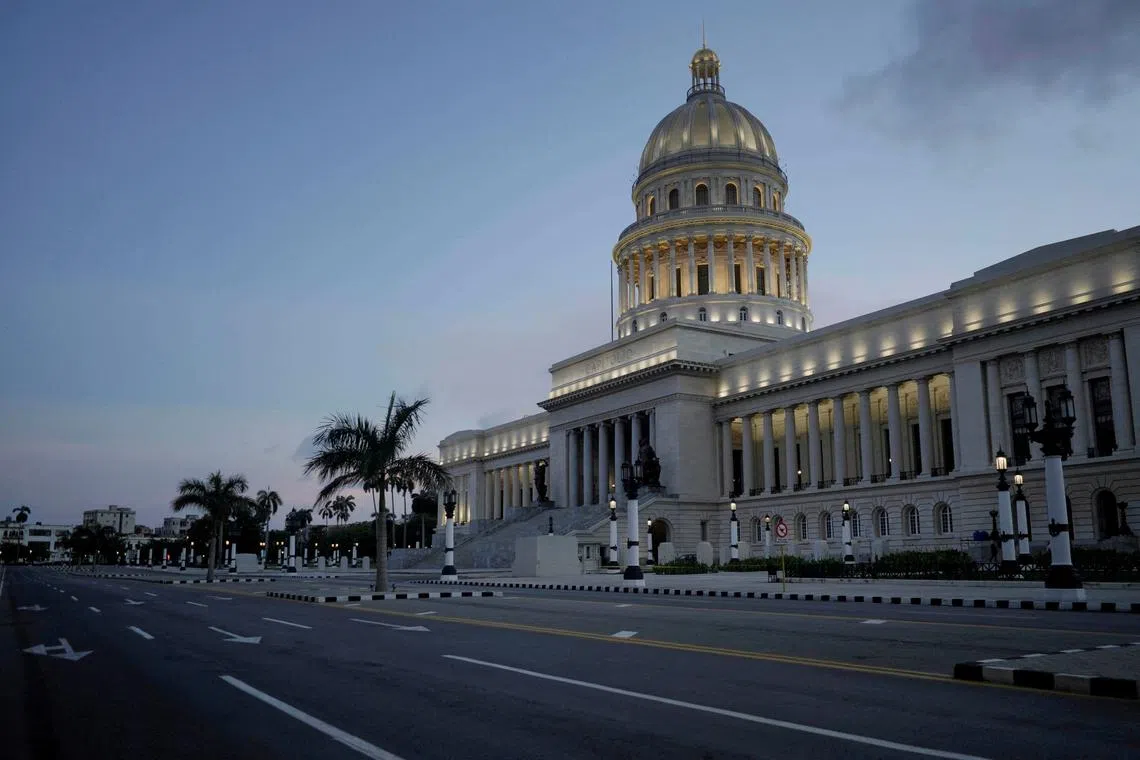 FILE PHOTO: A view of the Capitol in Havana, Cuba, September 1, 2020. REUTERS/Alexandre Meneghini/Pool/File Photo