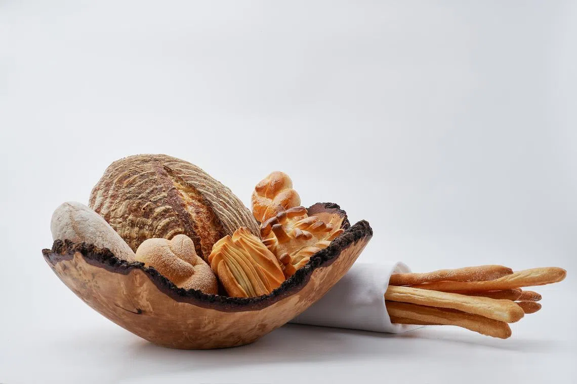 Some of Art di Daniele Sperindio's housemade bread