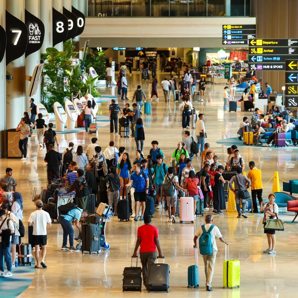 Changi Airport recorded a seat volume of 42.6 million for 2025, 3 per cent higher than in the previous year, OAG’s  report said.