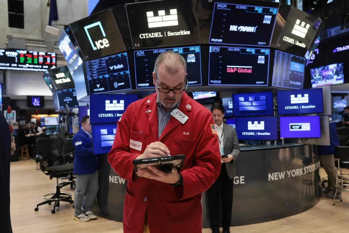 Stocks tumble, Dow confirms correction territory, as Middle East tensions drag