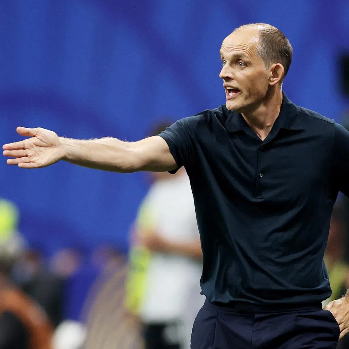 FILE PHOTO: Soccer Football - FIFA World Cup 2026 - Semi Final - England v Argentina - Atlanta Stadium, Atlanta, Georgia, U.S. - July 15, 2026 England manager Thomas Tuchel reacts REUTERS/Paul Childs/File Photo