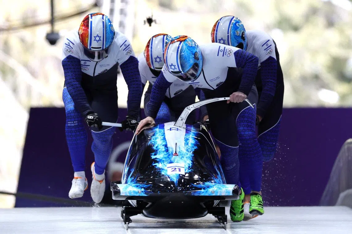 Italian broadcaster apologises after latest Olympic gaffe targets Israeli bobsleigh team