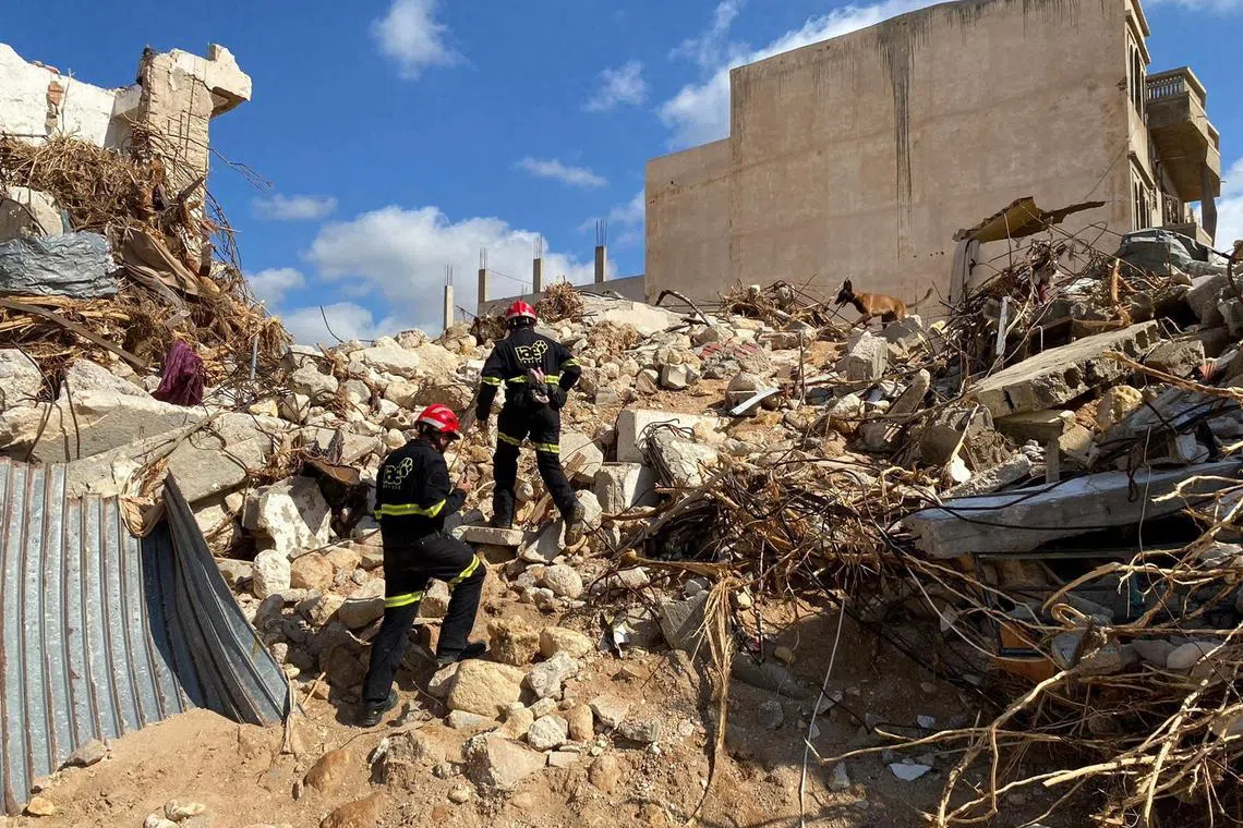WHO and other aid groups urged authorities in Libya to stop burying flood victims in mass graves, saying these could bring long-term mental distress to families or cause health risks if located near water.