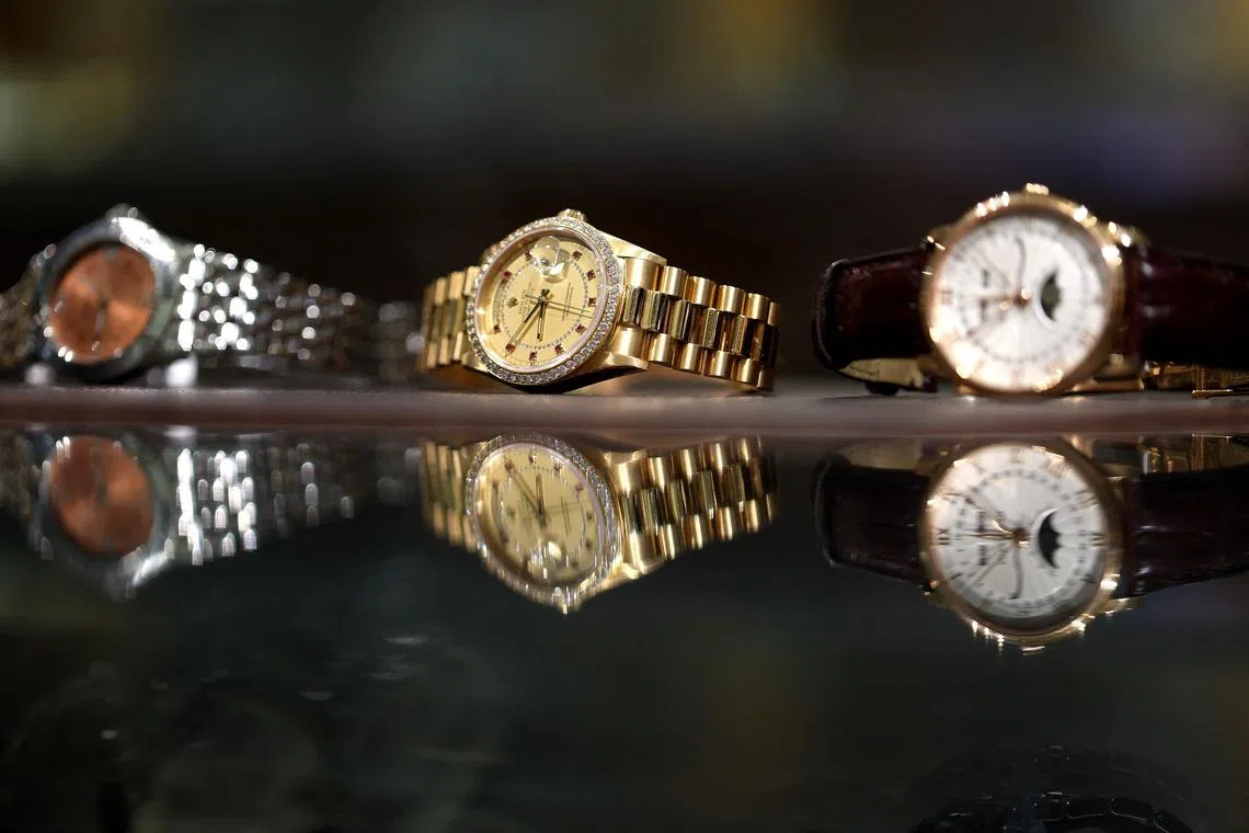 Rolex is the most targeted brand, followed by Omega and Breitling.