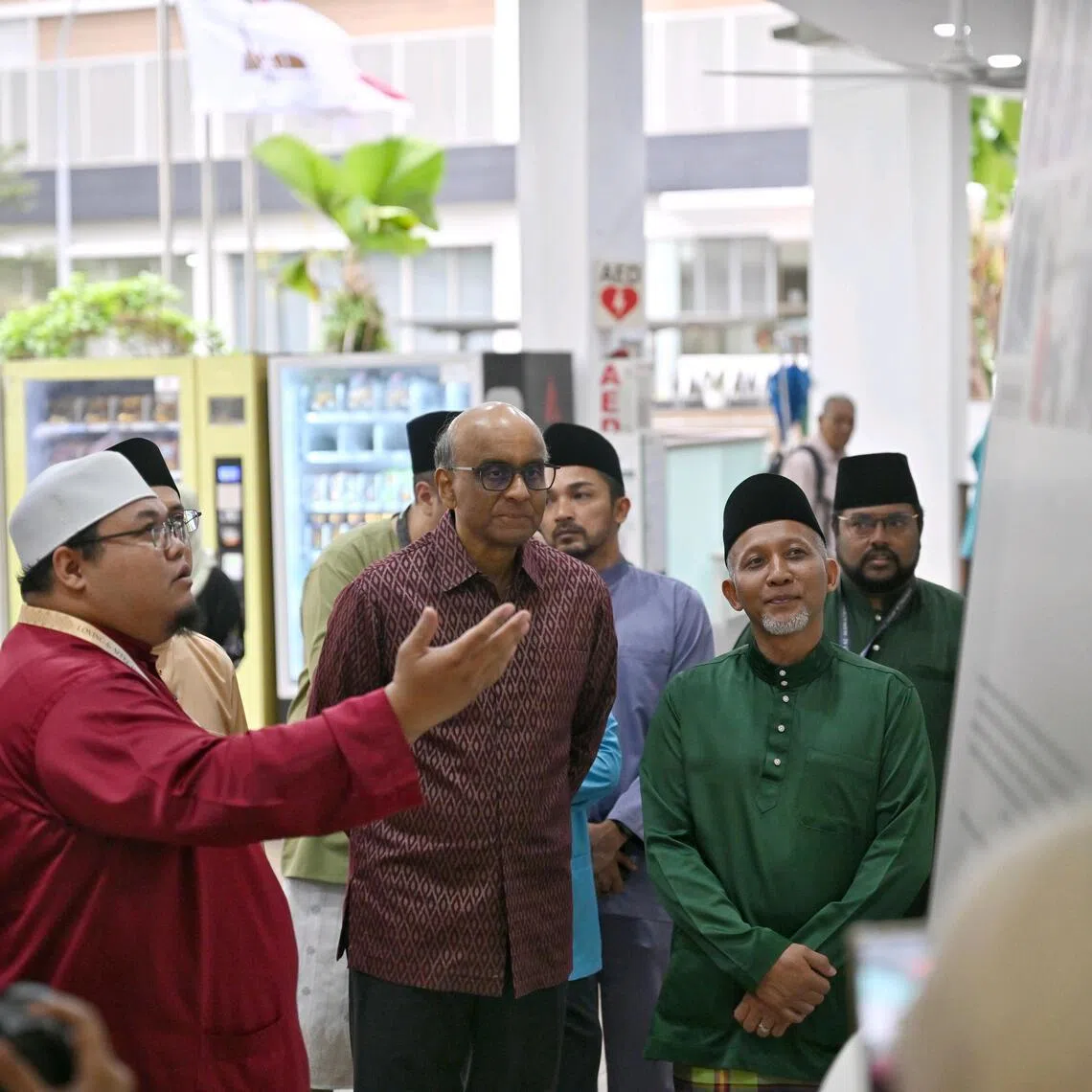Guest of Honour, President of Singapore, Mr Tharman Shanmugaratnam, at Muis buka puasa held at Al-Mawaddah Mosque, on Feb 20, 2026.