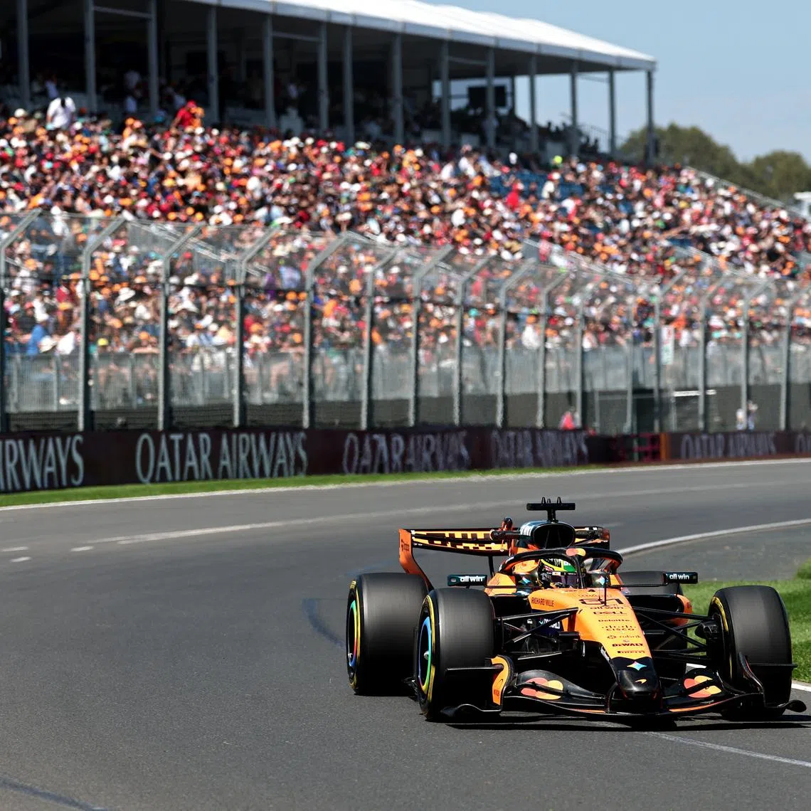 Formula One F1 - Australian Grand Prix - Albert Park Grand Prix Circuit, Melbourne, Australia - March 6, 2026 McLaren's Oscar Piastri in action during practice REUTERS/Mark Peterson