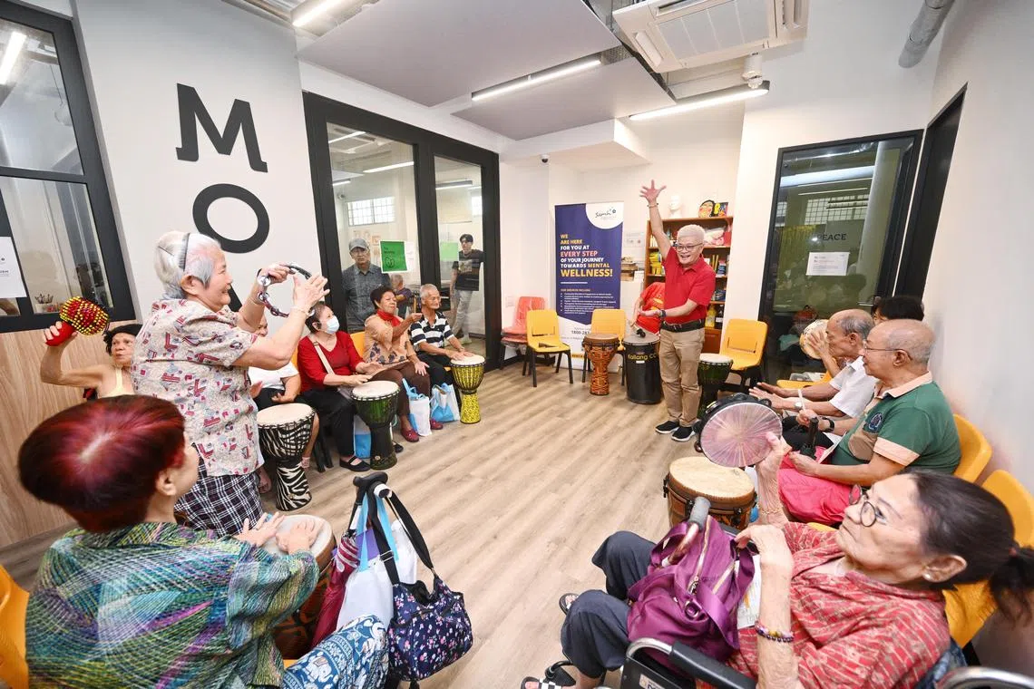 The festival is being held at the Singapore Association for Mental Health’s Space2Connect integrated wellness centre in Jalan Besar.