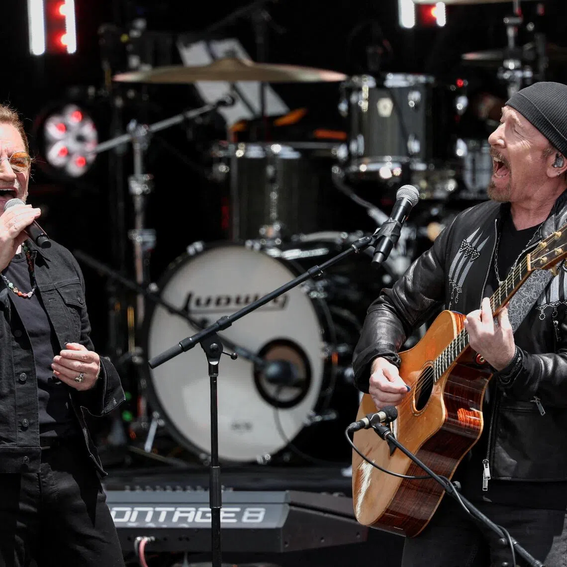 Irish rock band U2 had their first rehearsal on Sept 25, 1976, before taking the world of rock music by storm in the 1980s and 1990s.
