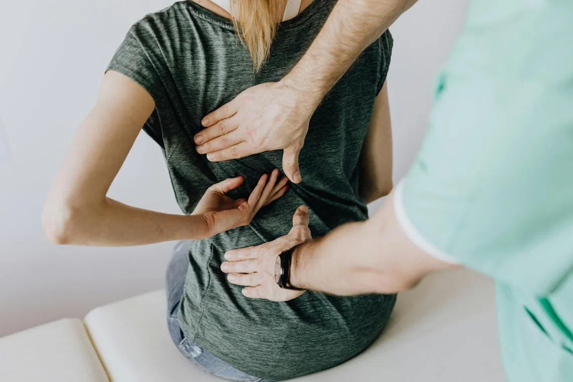 Muscle mass also starts to decline maturally in middle age, which can result in painful joints. 