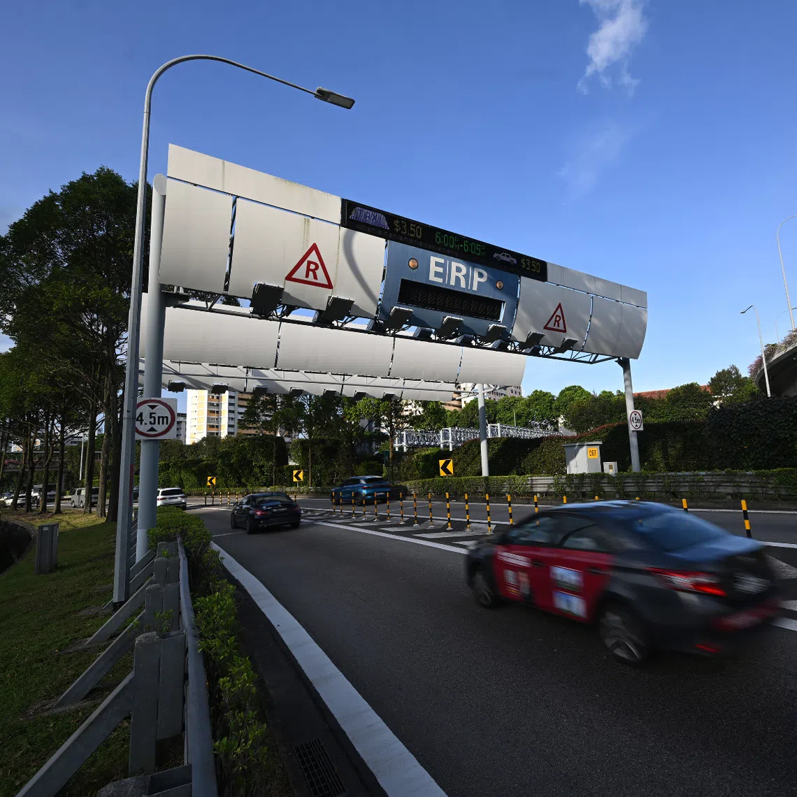 The increase in ERP rates is to manage congestion at stretches on the expressways where traffic was found to have built up.