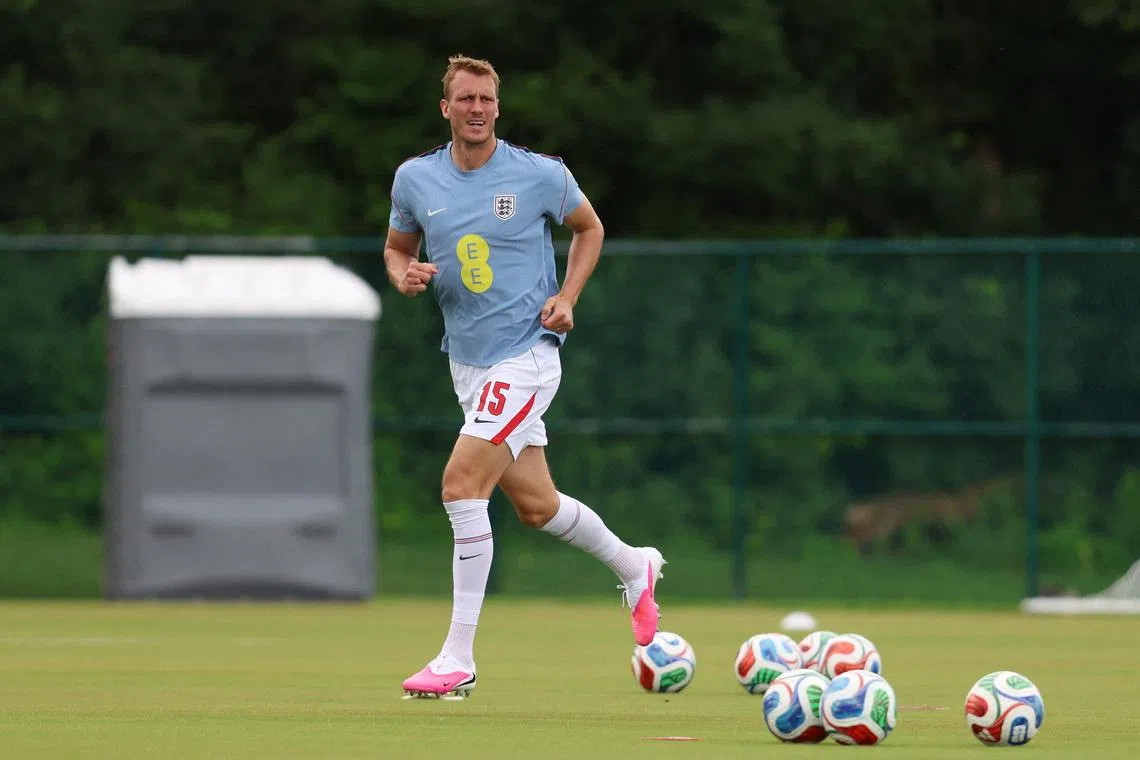 Soccer Football - FIFA World Cup 2026 - England Training - Swope Soccer Village, Kansas City, Missouri, U.S. - June 18, 2026 England's Dan Burn during training IMAGN IMAGES via Reuters/Kylie Graham
