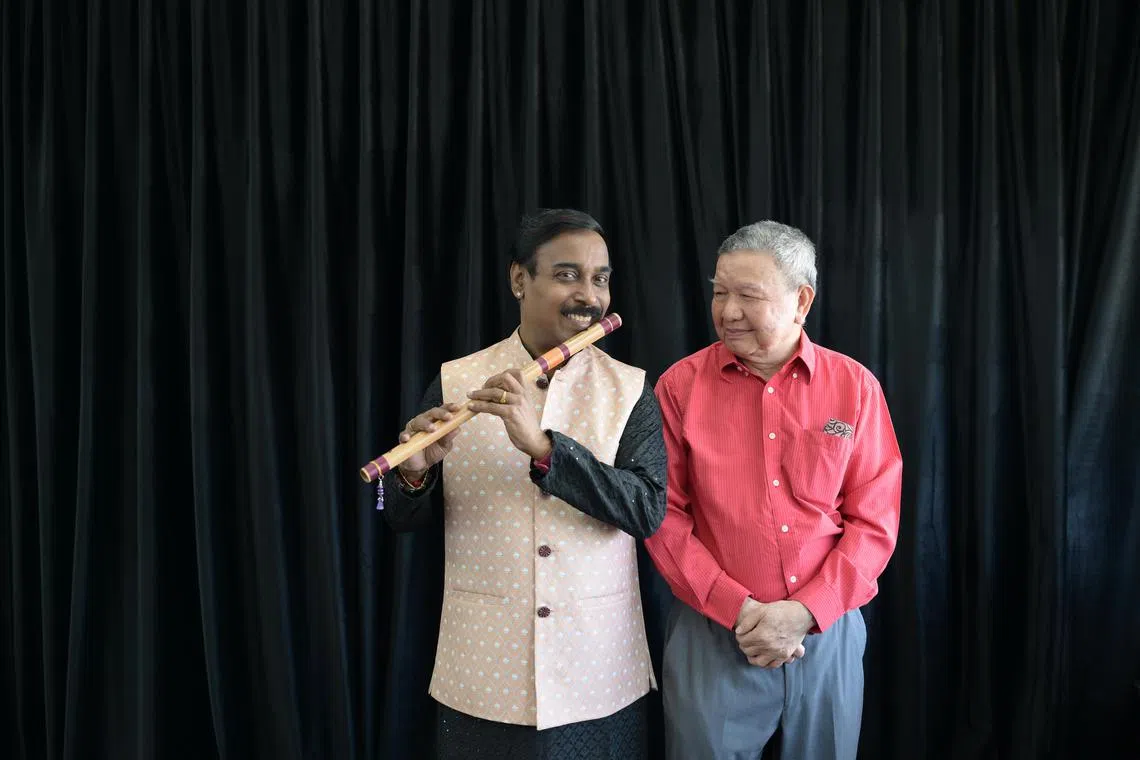 Indian clasical musician Ghanavenothan Retnam and artist Siew Hock Meng have been conferred the Cultural Medallion.