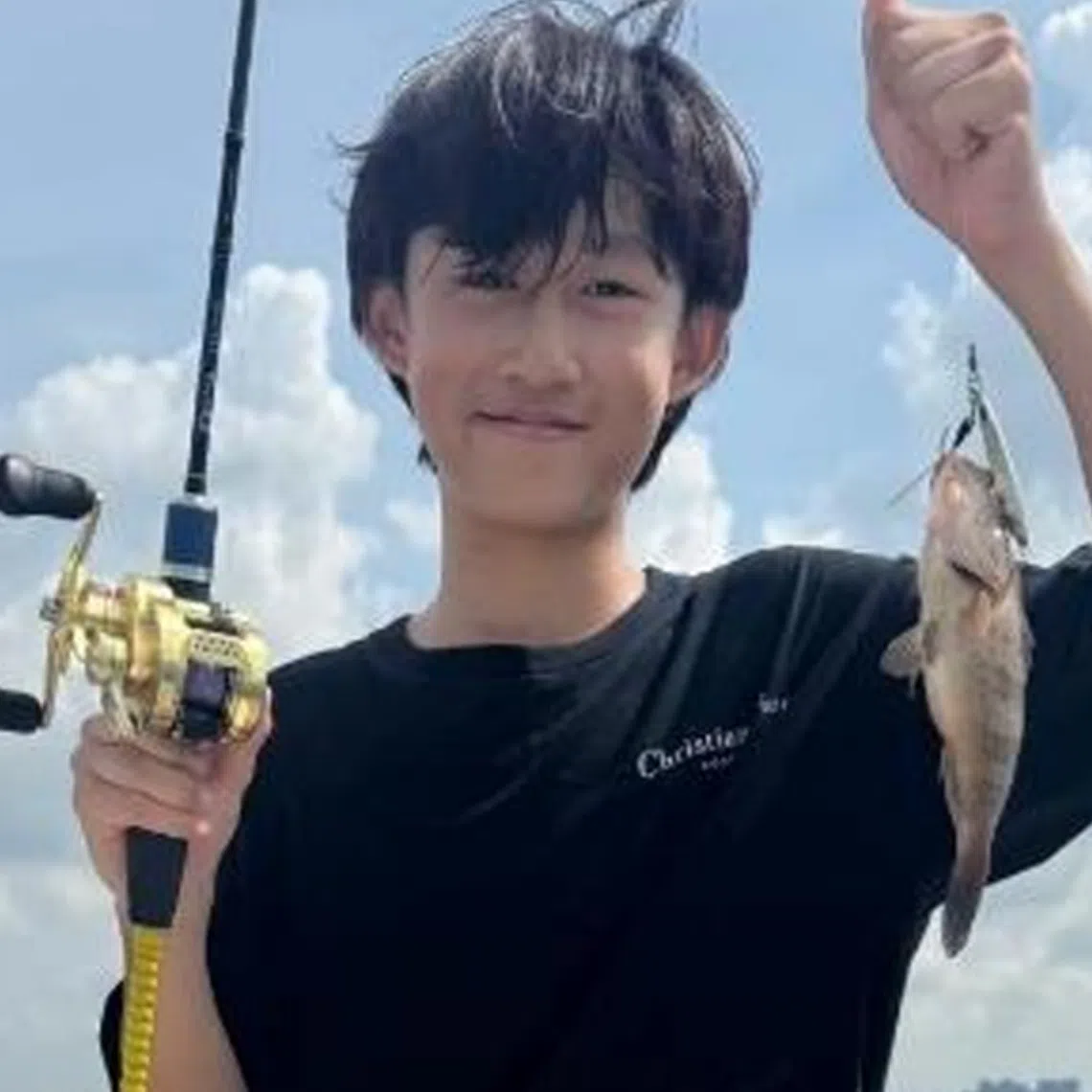Quintus Lim Zhi Jun was last seen wearing a black T-shirt and shorts, and carrying a black bag.