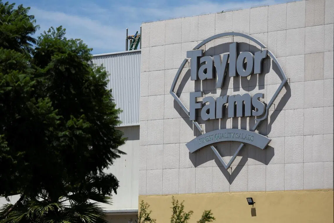 Taylor Farms said it was no longer sourcing from a farmer in Sinaloa, Mexico, that was identified as the potential source of the salmonella outbreak.