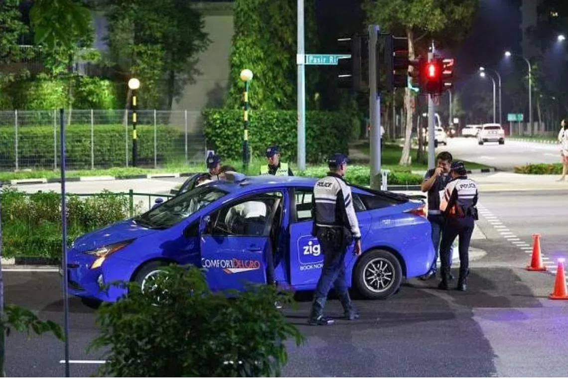 The police were alerted to the accident at the junction of Pasir Ris Rise and Pasir Ris Drive 3 at about 7.55pm. 