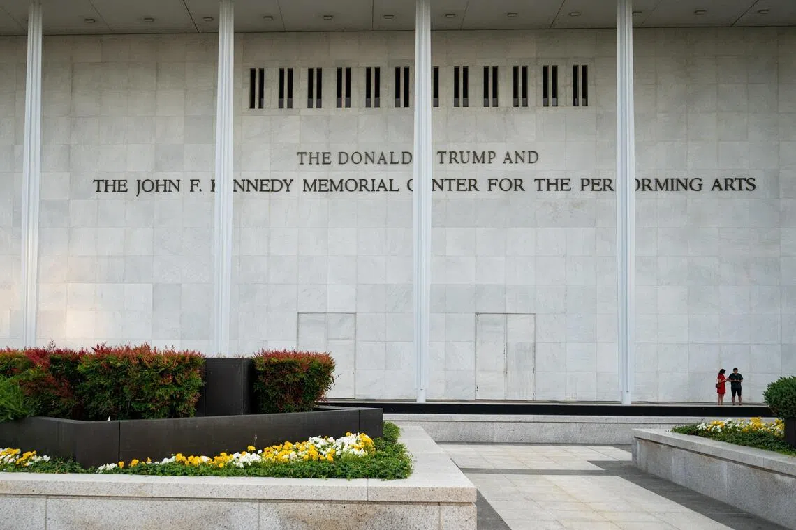 Kennedy Center drops Trump name from website