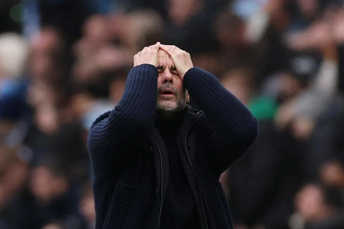 Manchester City manager Pep Guardiola