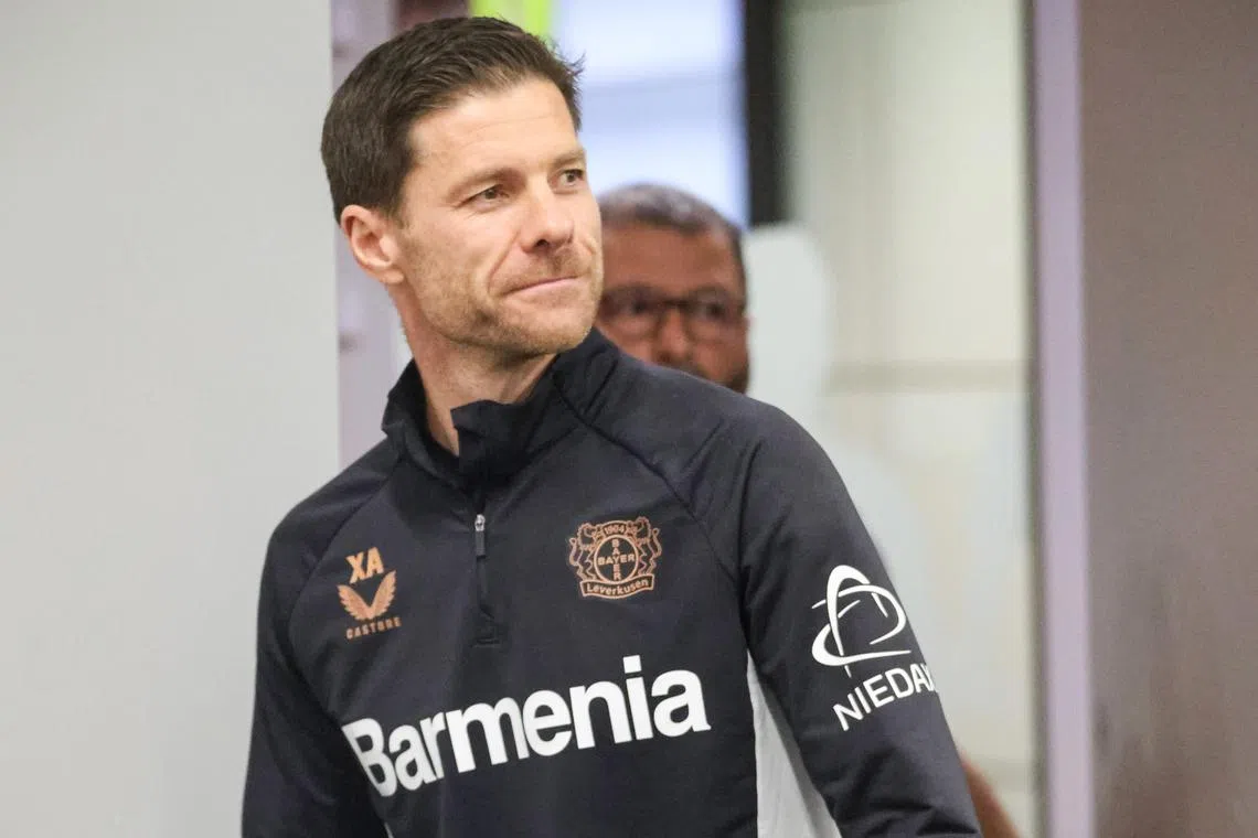 Bayer Leverkusen coach Xabi Alonso said on May 9 he will leave the club at the end of the current campaign.