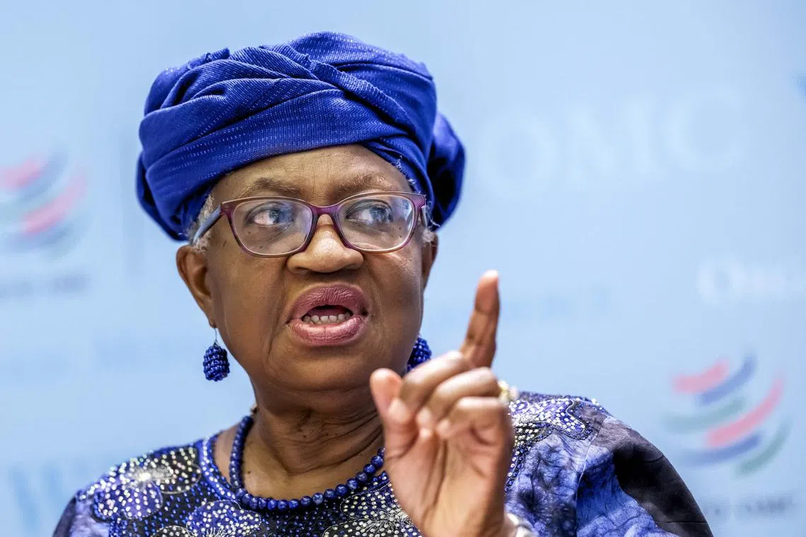 WTO chief Ngozi Okonjo-Iweala says the Trump tariffs could shrink world trade by as much as 1.5 per cent.