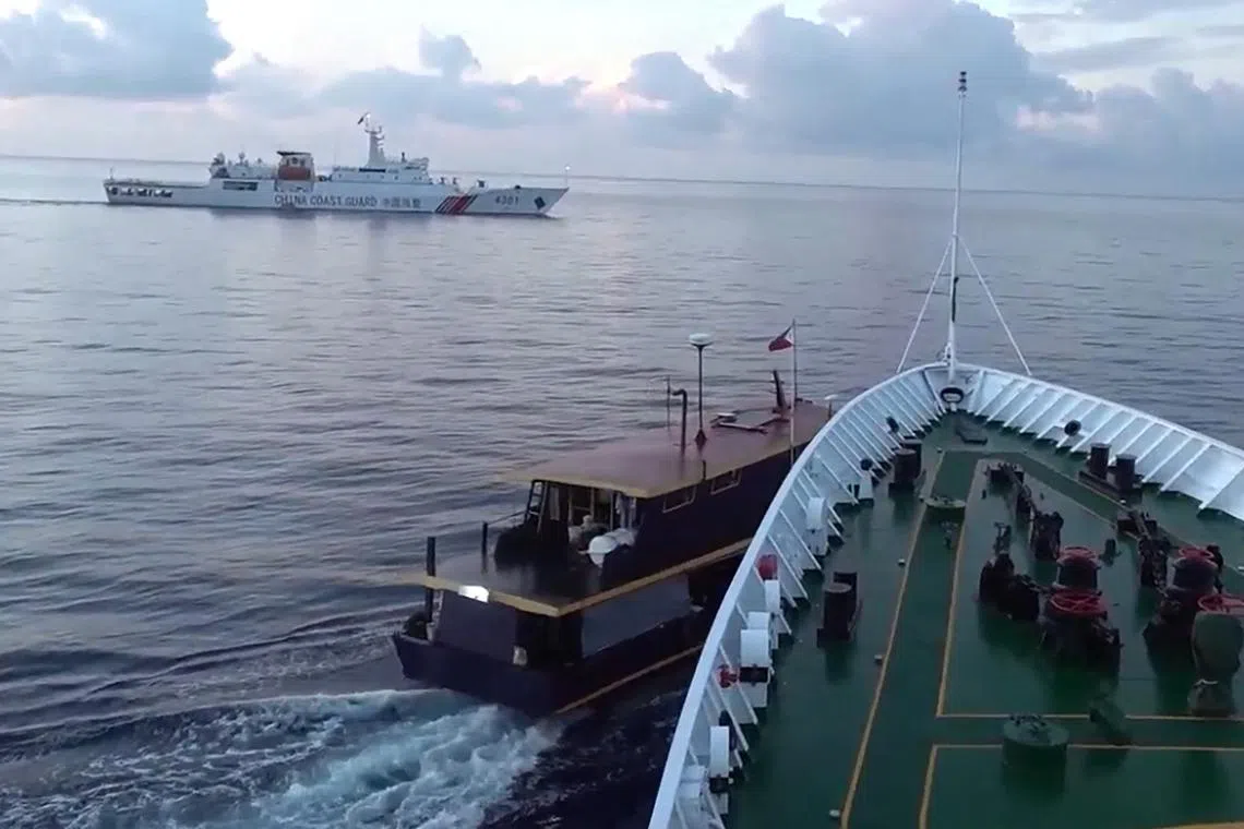In recent months, there were several maritime incidents involving Beijing and Manila around a disputed shoal in the South China Sea.