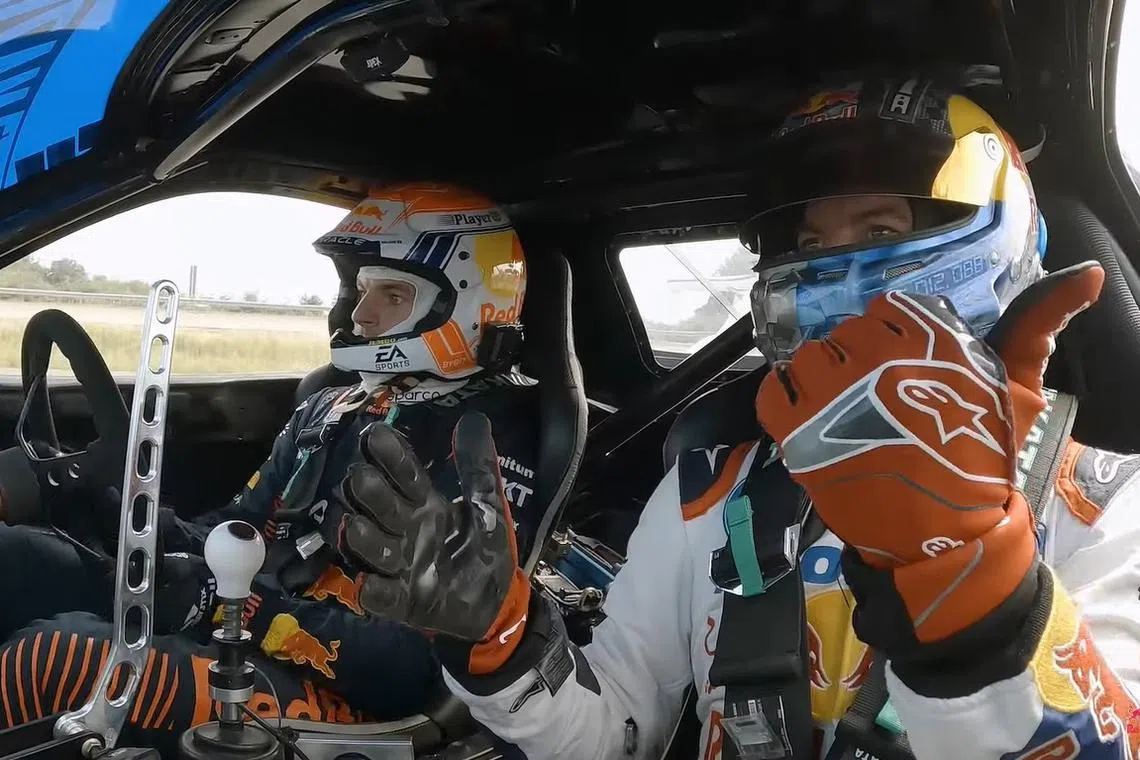 New Zealand’s drift car king “Mad Mike” Whiddett said Red Bull's Max Verstappen was "a natural" behind the wheel of a 600 horsepower MADBUL Mazda RX-7.