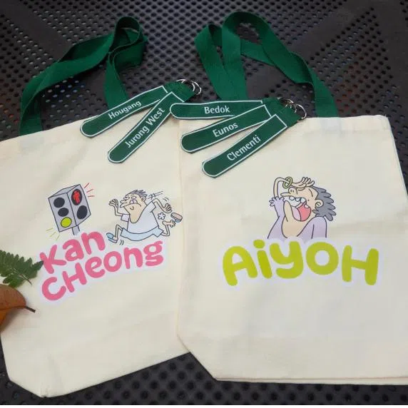 Cartoonist Lee Chee Chew’s new line of merchandise.
