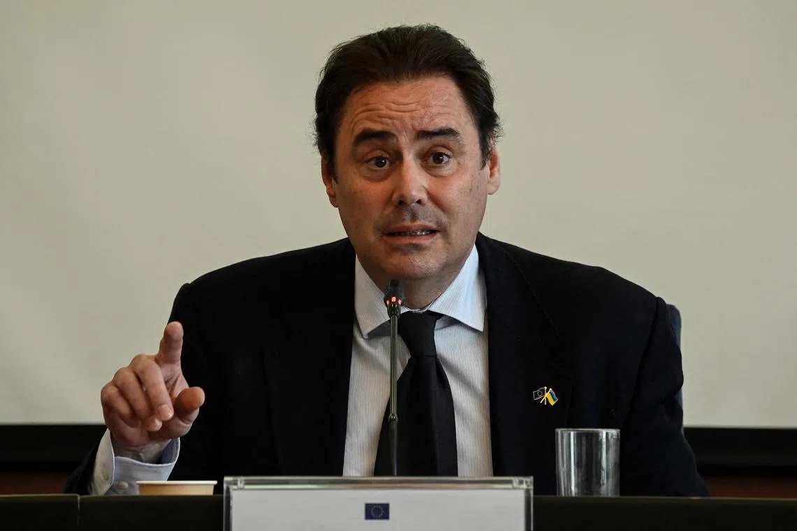 EU’s top diplomat in China Jorge Toledo told reporters that parts of the paper published by Chinese foreign ministry were disturbing.